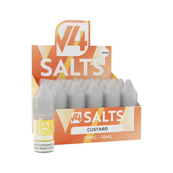 10mg V4 Salts 10ml Nic Salts (50VG/50PG) - Pack of 20