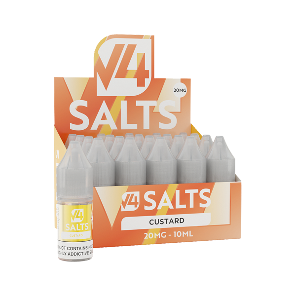 20mg V4 Salts 10ml Nic Salts (50VG/50PG) - Pack of 20