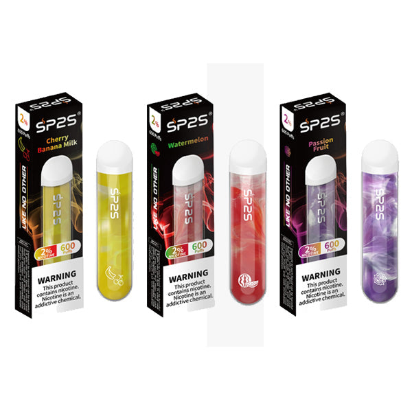20mg SP2S Disposable Vape Device 600 Puffs (BUY 1 GET 1 FREE)