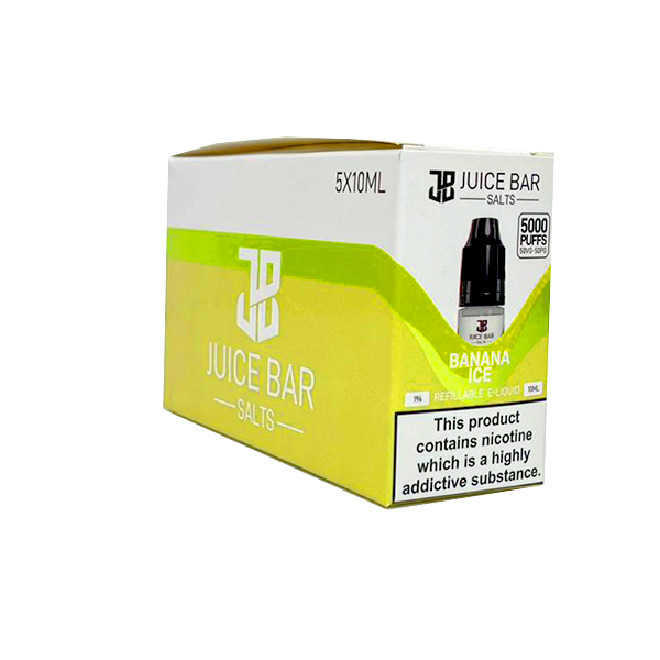 20mg Juice Bar Salts 10ml Nic Salts - Pack Of 5 (50VG/50PG)