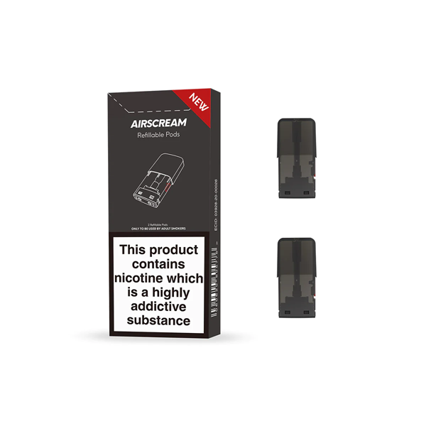AirsPops By Airscream Refillable Replacement Pods 2PCS 1.5Ω 1.6ml